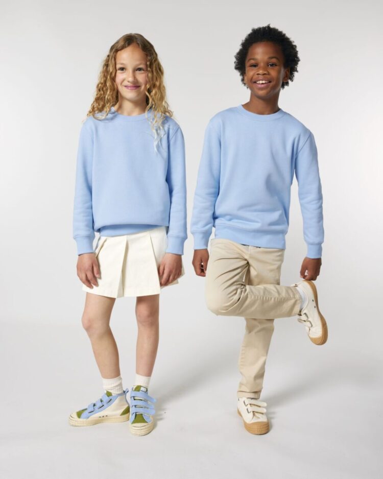 Sweat col rond iconique pour enfant - coton bio