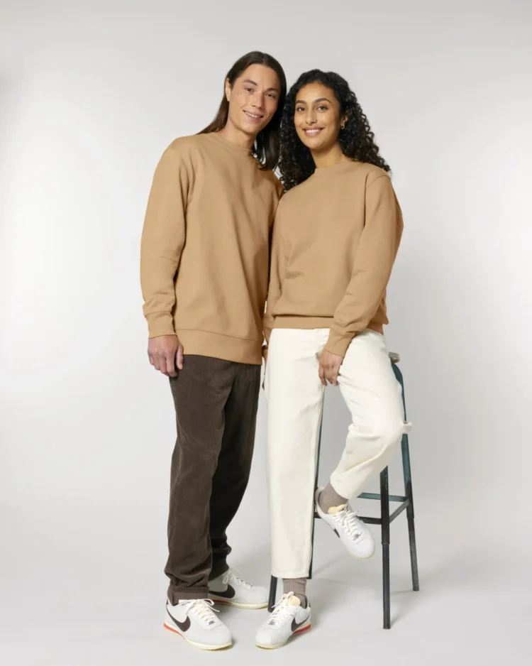 Iconique sweat ras du cou unisexe - coton bio