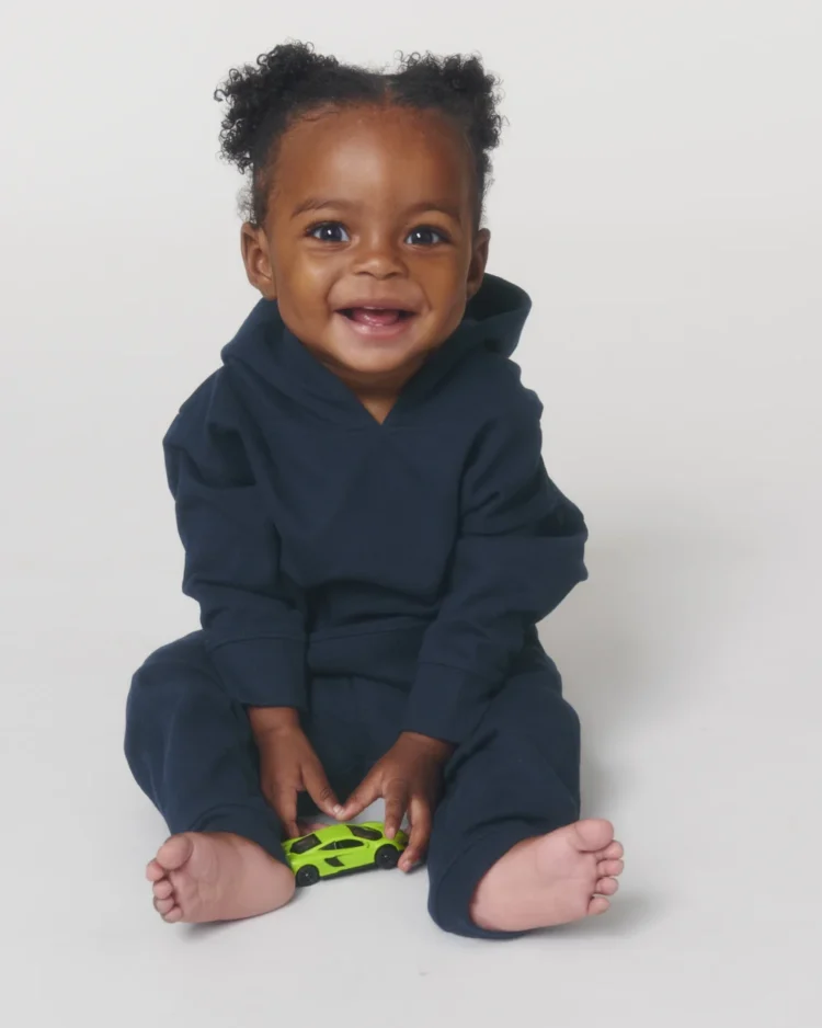 Sweat à capuche iconique pour bébé - coton bio